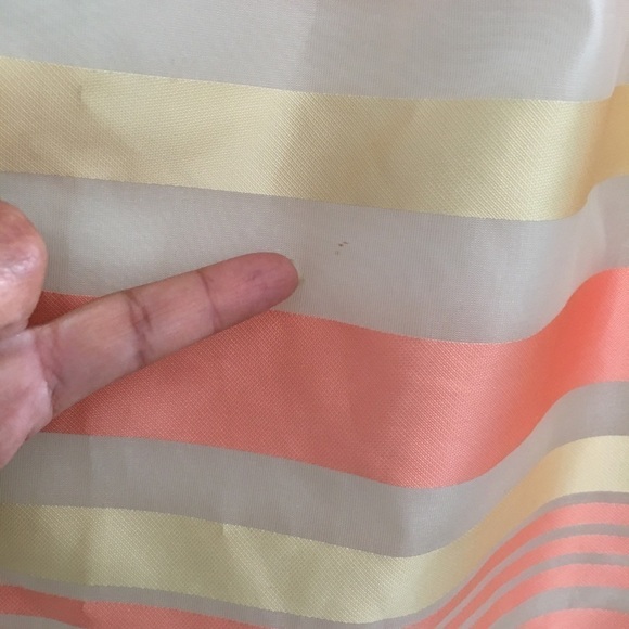 J. Crew Coral Striped Sleeveless Dress - Picture 5 of 5